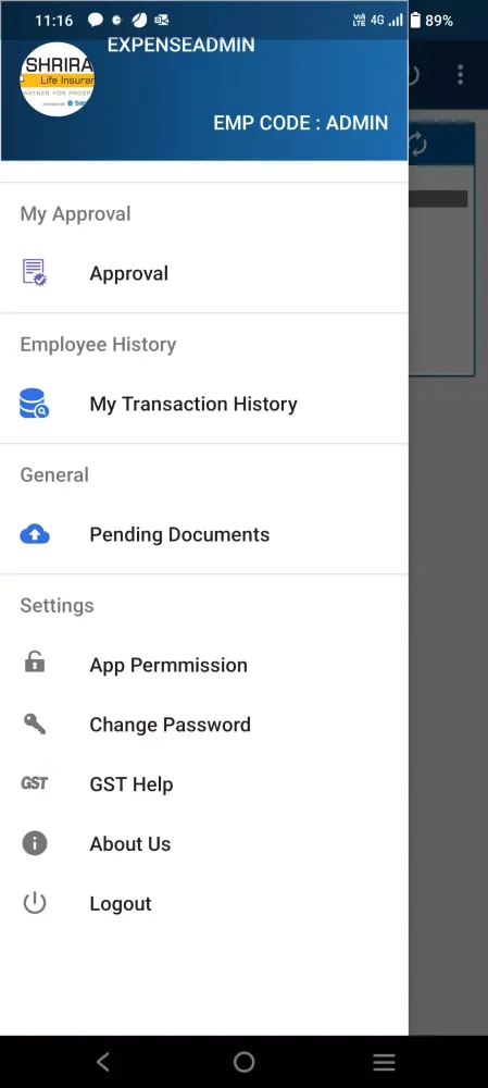 SLIC - MyExpense Screenshots