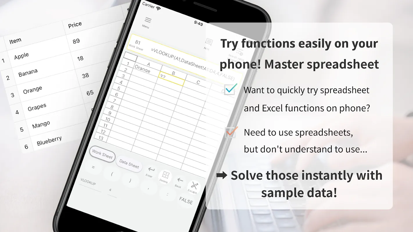 Master VLOOKUP and Spreadsheet 스크린샷