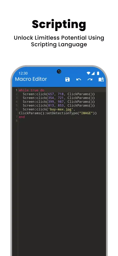 Android Macro Ekran Görüntüleri