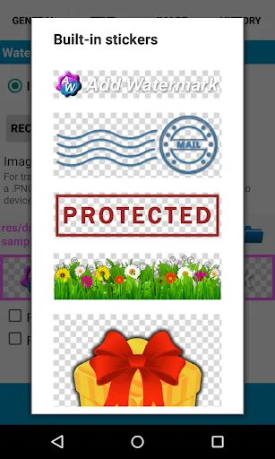 Ảnh chụp màn hình của Add Watermark