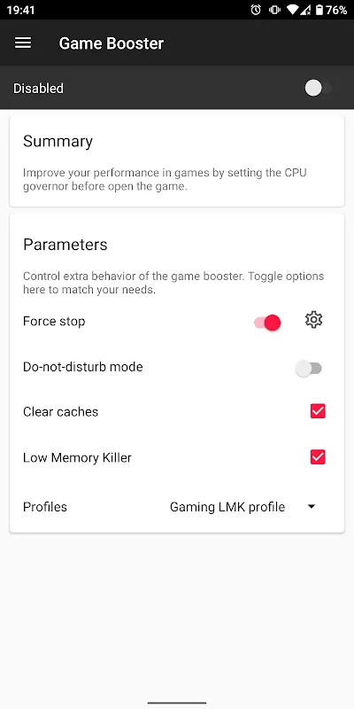 HEBF Optimizer Screenshots