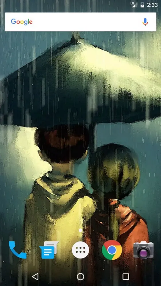 Screenshot di Wallpapers Raining