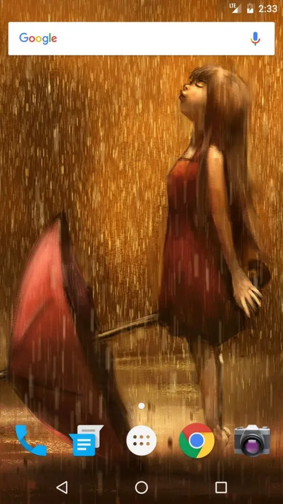 Screenshot di Wallpapers Raining