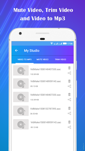 Video to Mp3 : Mute Trim Mix Screenshots