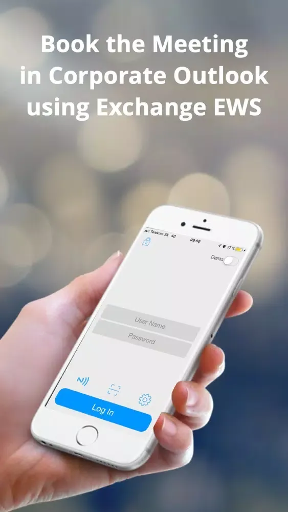 Ảnh chụp màn hình của BookMe Outlook Meeting Room