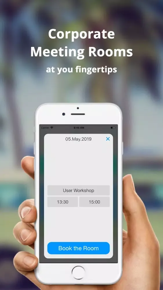 Ảnh chụp màn hình của BookMe Outlook Meeting Room