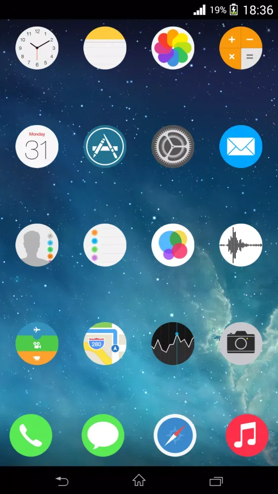 Capturas de pantalla de Coconut Theme