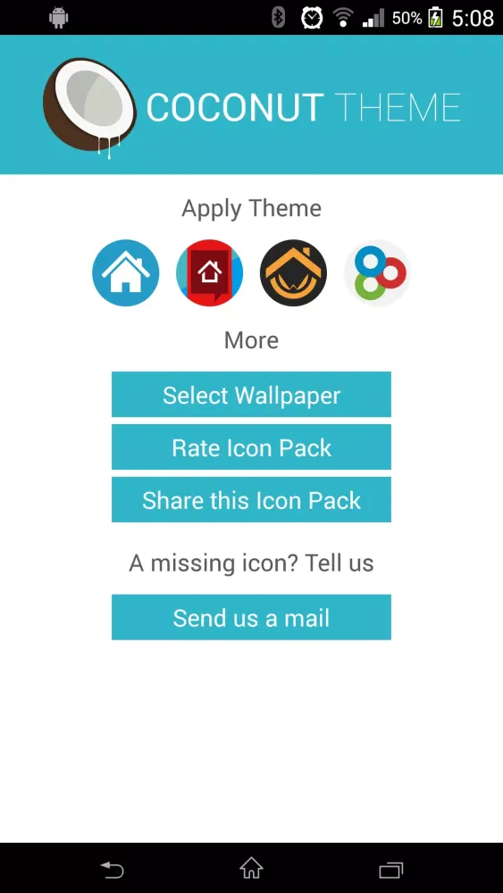 Capturas de pantalla de Coconut Theme