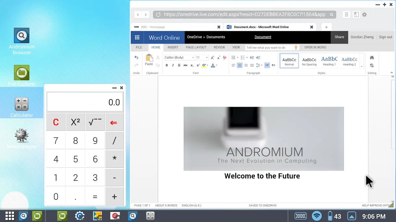 Sentio Desktop (Android 4–6) Screenshots