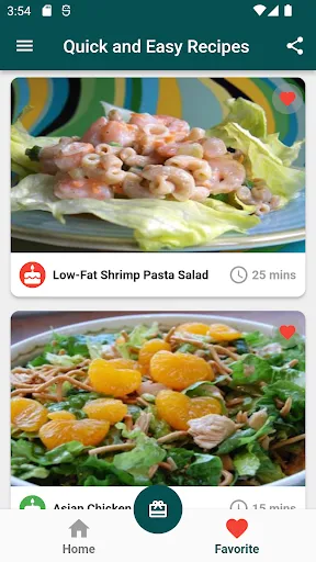Screenshot di Quick and Easy Recipes