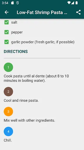 Screenshot di Quick and Easy Recipes