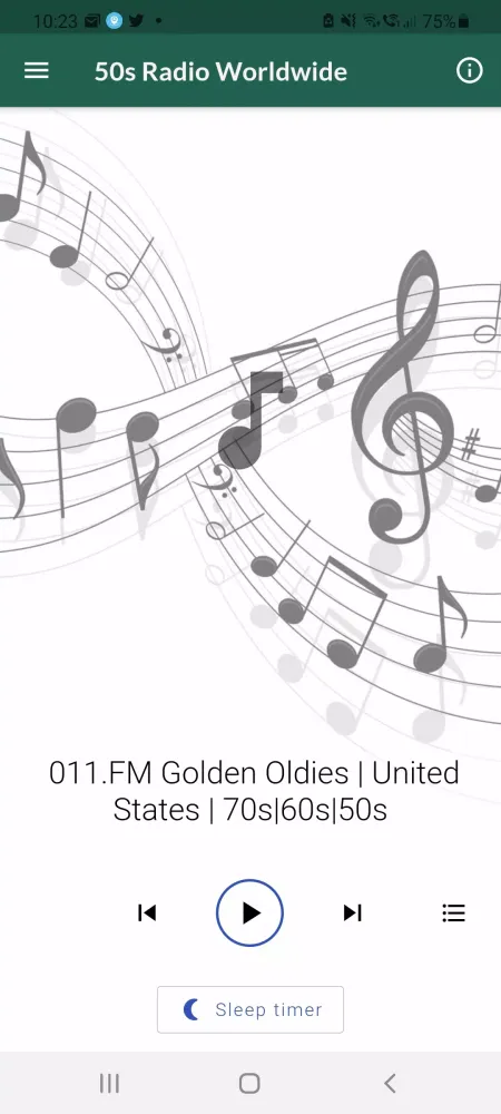 50s Radio Top Fifties Music スクリーンショット