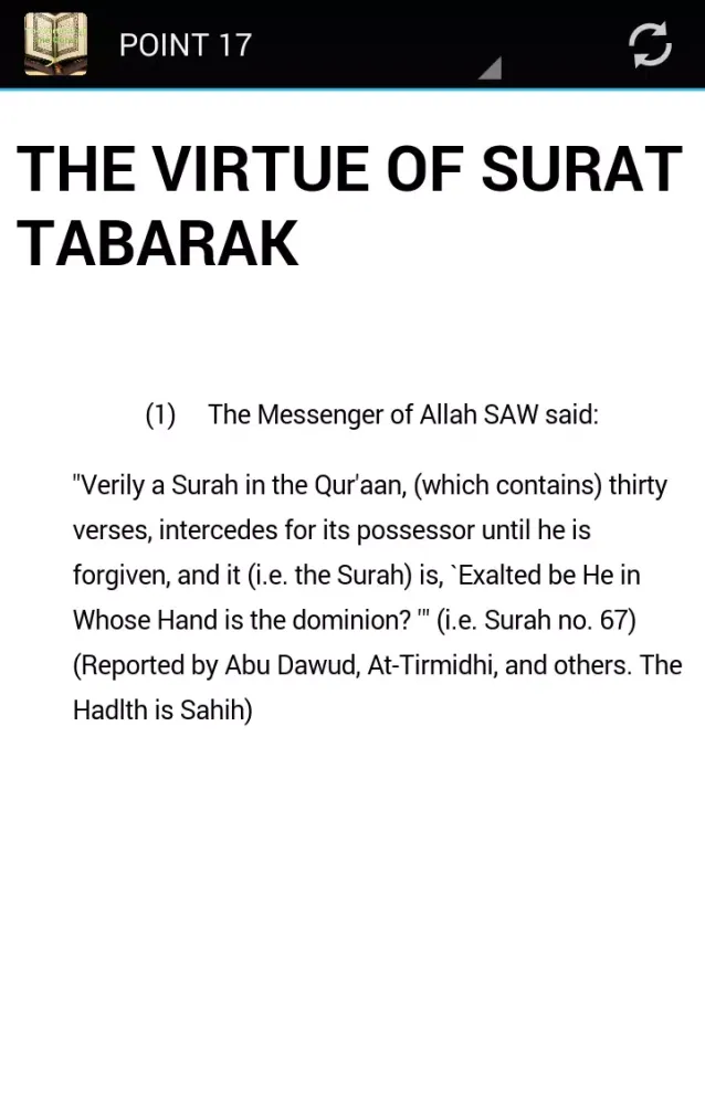 The Virtues of the Quran 스크린샷