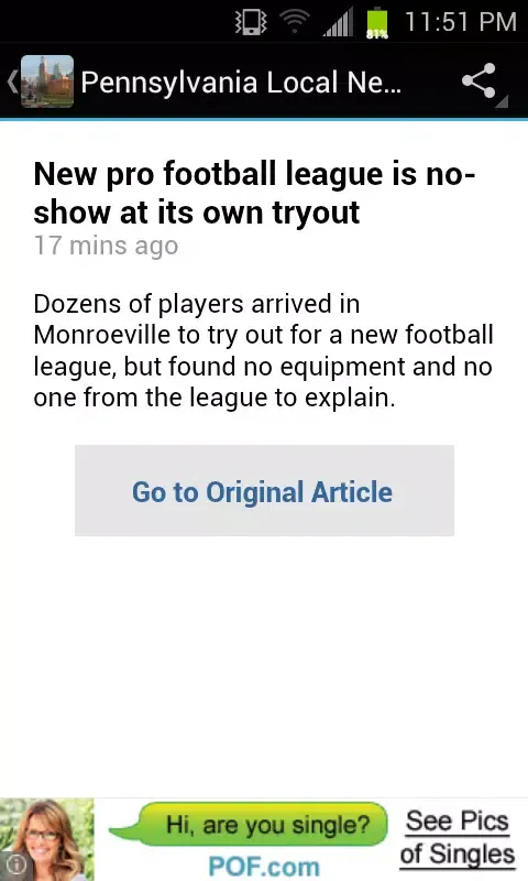 Pennsylvania Local News Screenshots