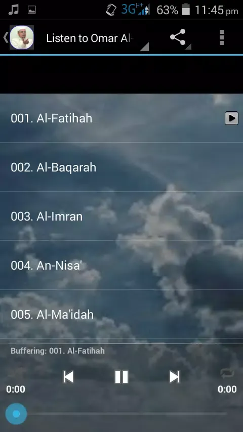 Sheikh Omar Al-qazabri Quran Ekran Görüntüleri