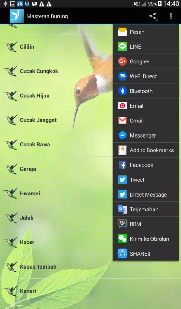 Masteran (+500 Kicau Lengkap) Screenshots