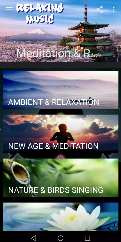 Meditation & Relaxing Music Screenshots
