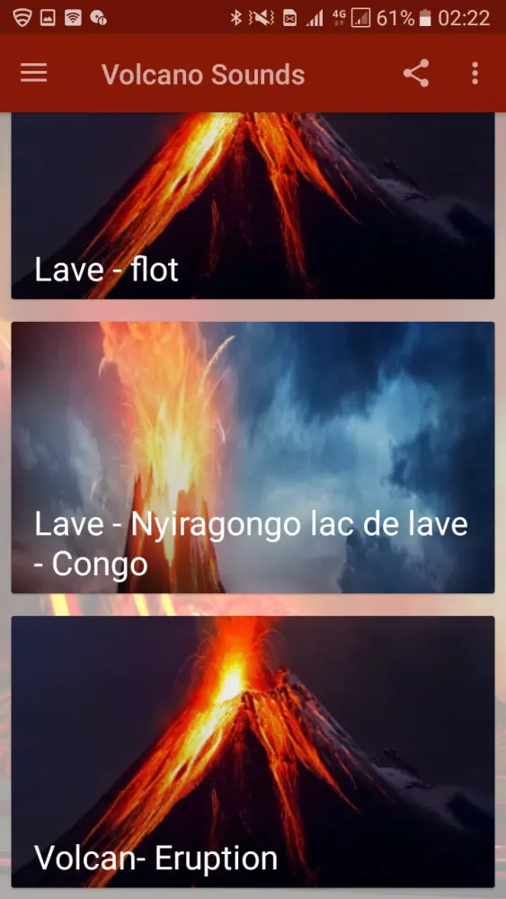 Volcano Sounds Screenshots