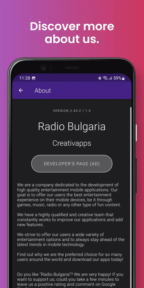Ảnh chụp màn hình của Radio Belarus FM