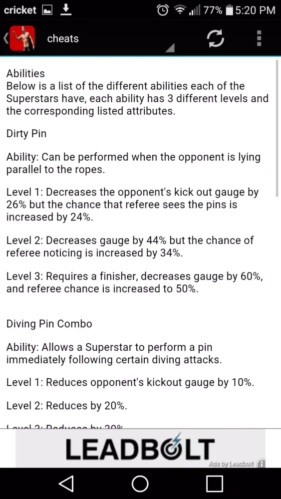 Guide For WWe 2k16應用截圖