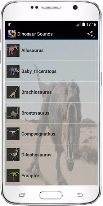 Dinosaur sounds Screenshots
