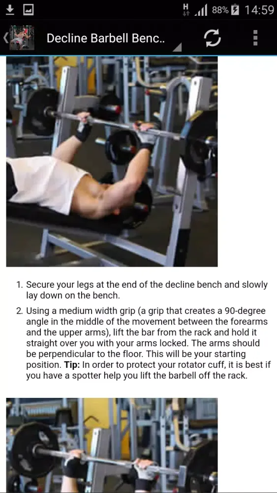 Chest Workouts Screenshots