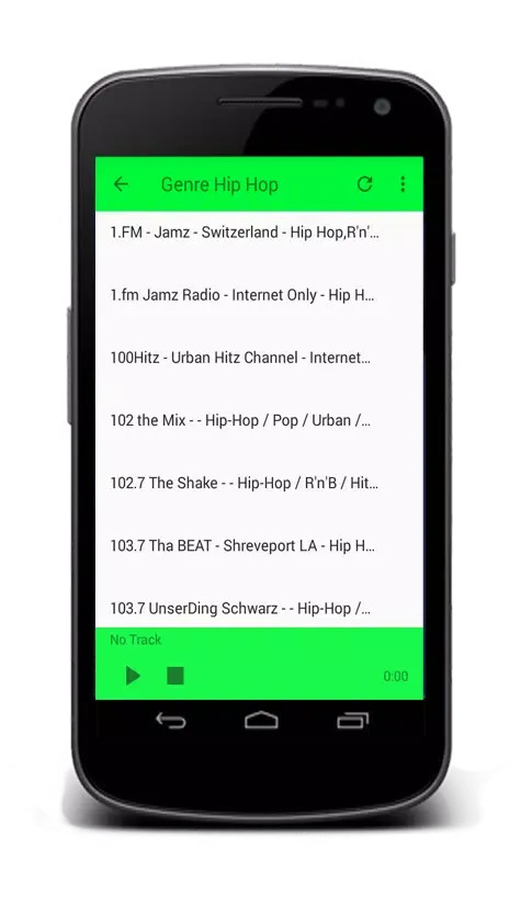 Capturas de pantalla de Live R&B Radio