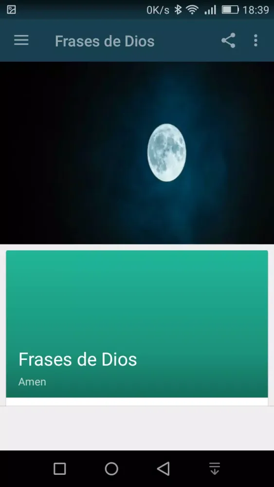 Screenshot di Frases de Dios