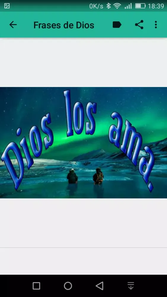 Screenshot di Frases de Dios