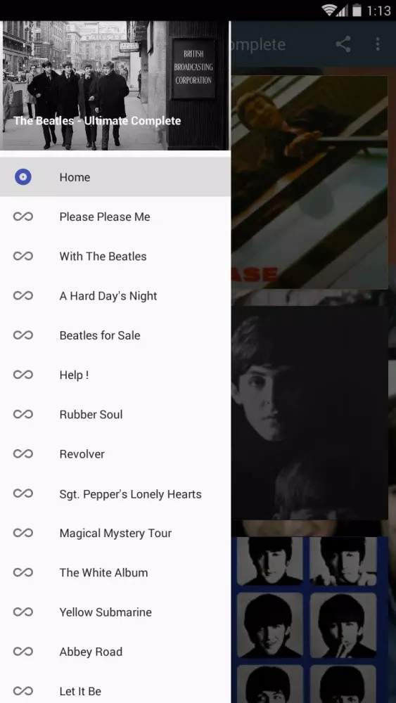Tangkapan layar The Beatles Ultimate Complete