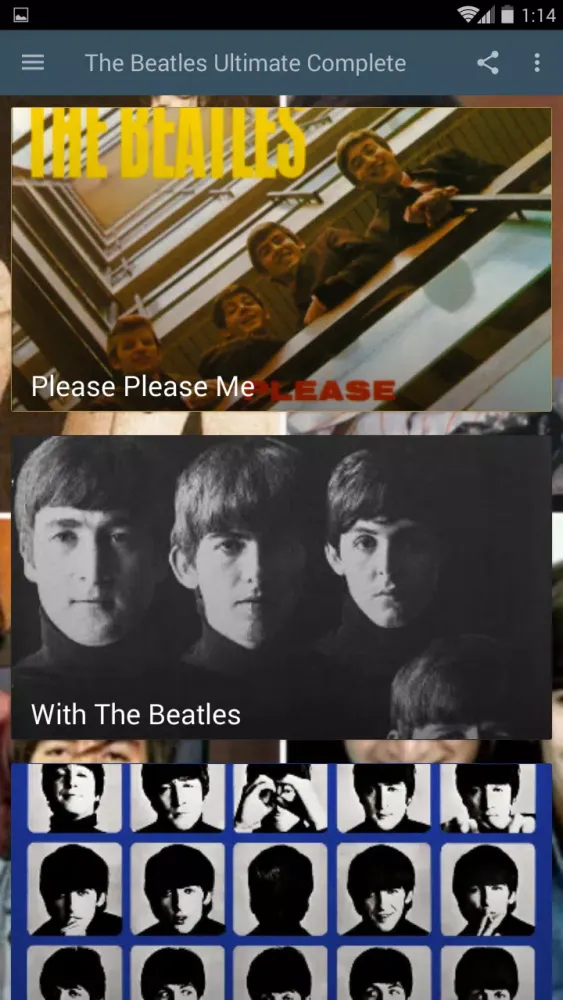 Tangkapan layar The Beatles Ultimate Complete