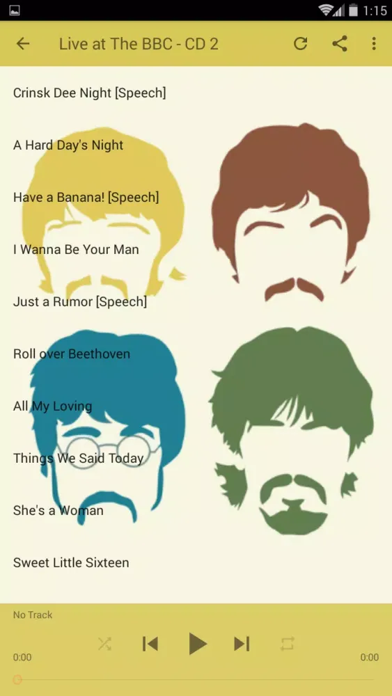 Tangkapan layar The Beatles Ultimate Complete