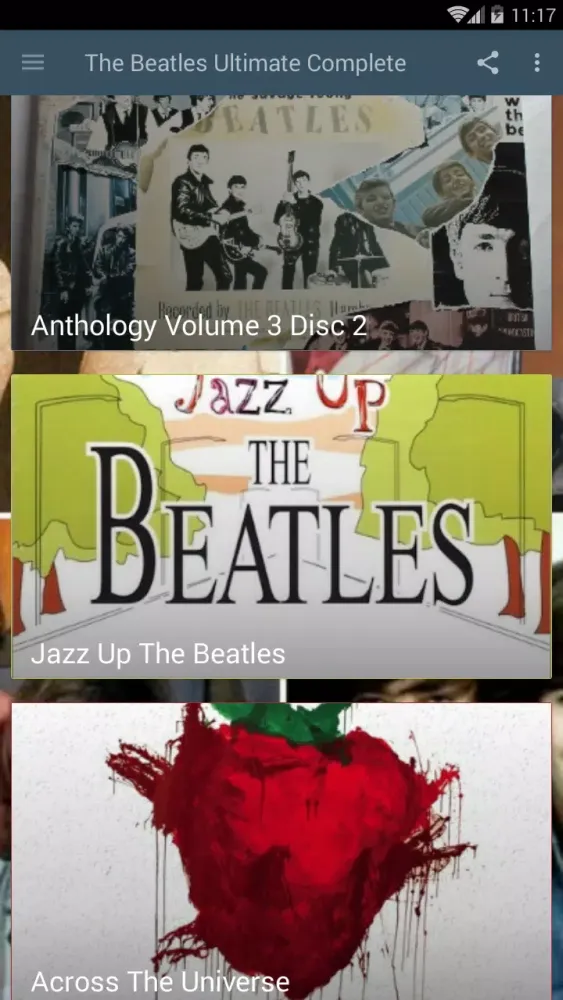 Tangkapan layar The Beatles Ultimate Complete