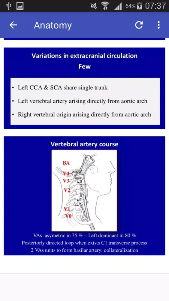 ภาพหน้าจอของ Doppler US Of Carotid arteries