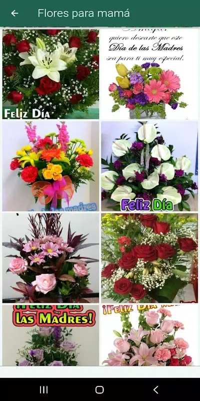Flores y poemas para mamá स्क्रीनशॉट