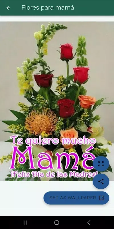 Flores y poemas para mamá स्क्रीनशॉट