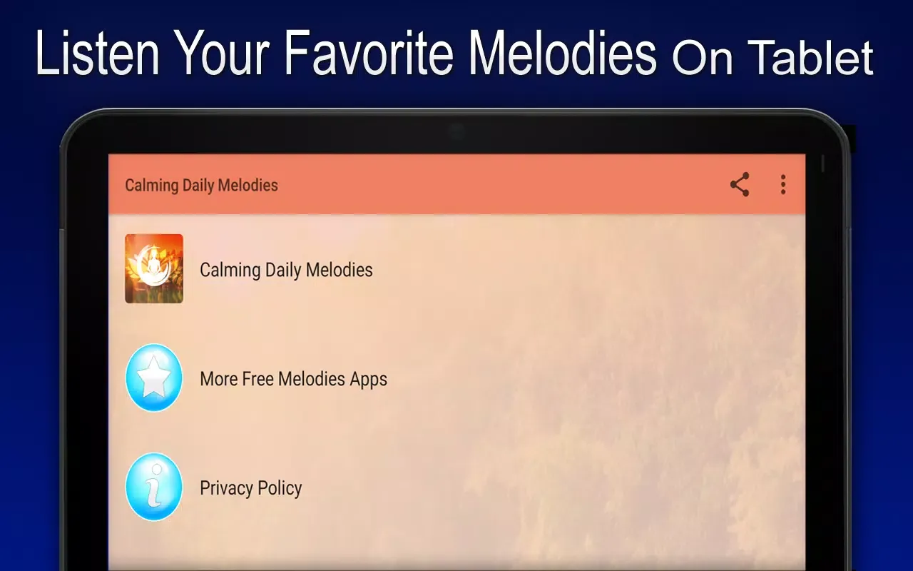 ภาพหน้าจอของ Calming Daily Melodies
