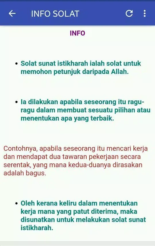 Panduan Solat Istikharah Screenshots