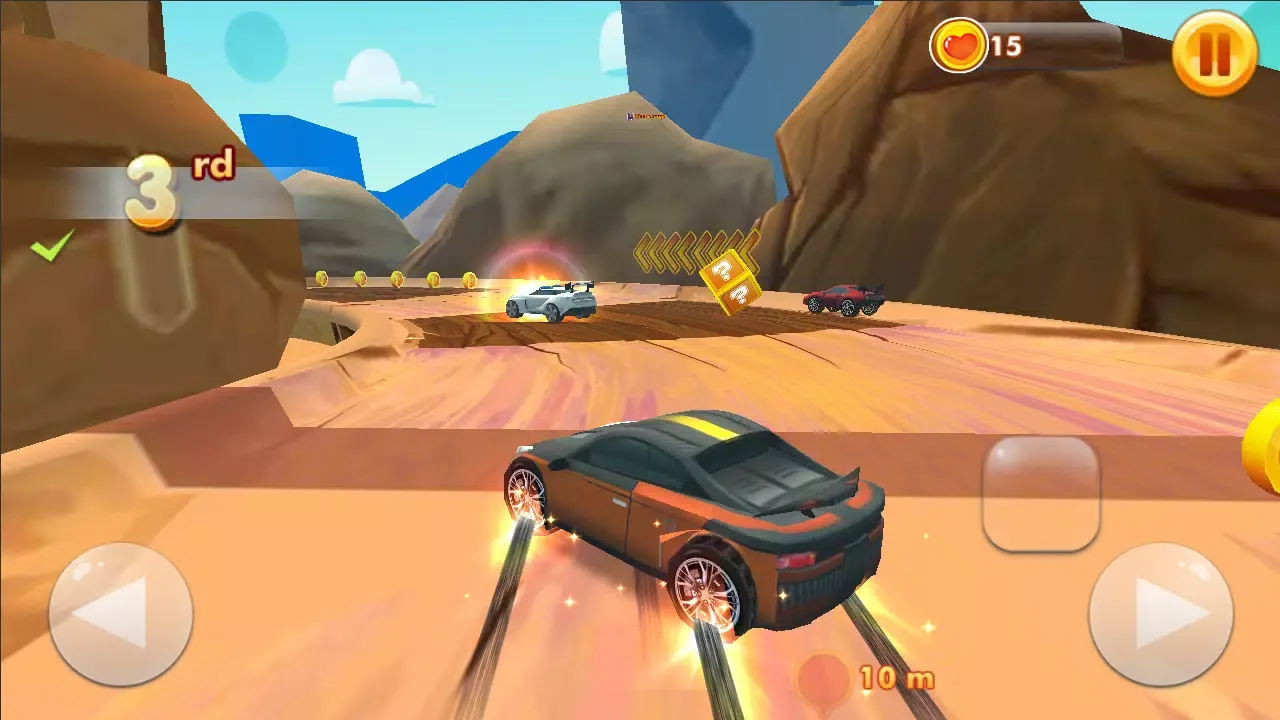 ภาพหน้าจอของ Racer Rush Road Battle