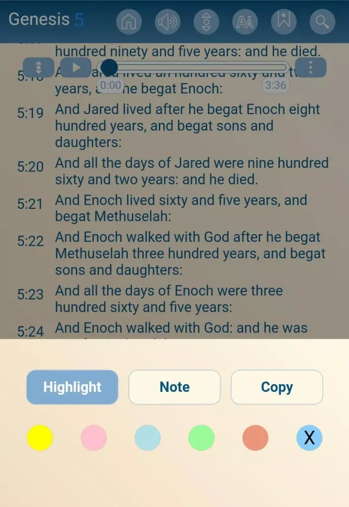 Tangkapan skrin Niv Bible Study