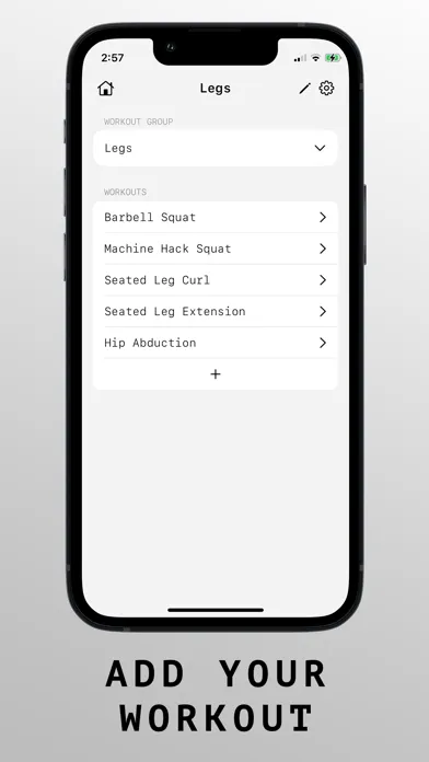 Screenshot di Overload: Workout Tracker