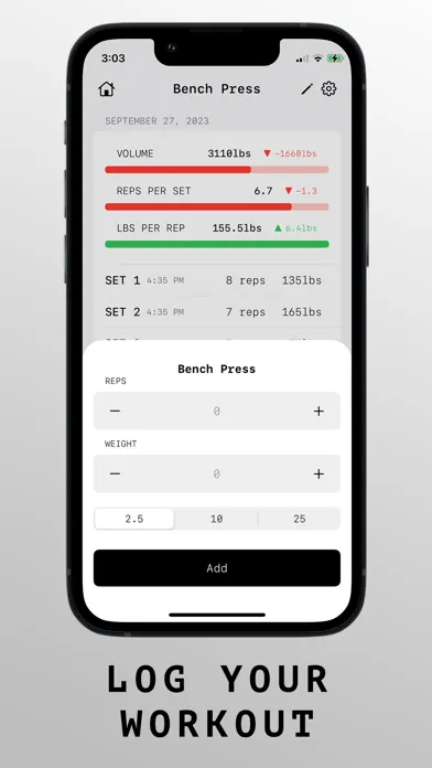 Screenshot di Overload: Workout Tracker