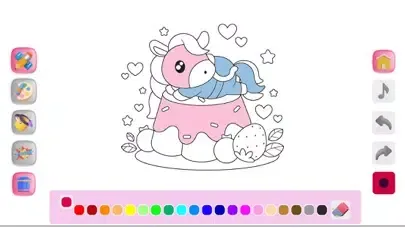 Kawaii Coloring Book Kids Screenshots