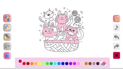 Kawaii Coloring Book Kids Screenshots