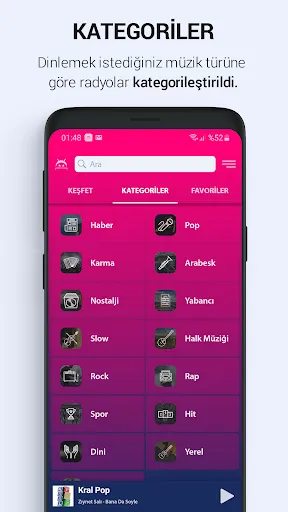 AndroTurk Radyo, Turkish Radio Screenshots