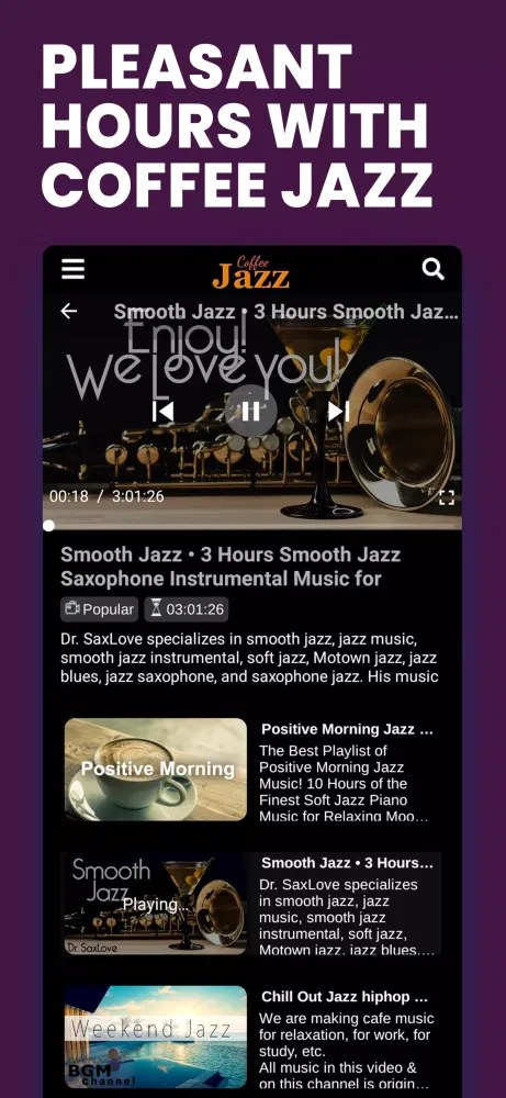 Coffee Jazz スクリーンショット