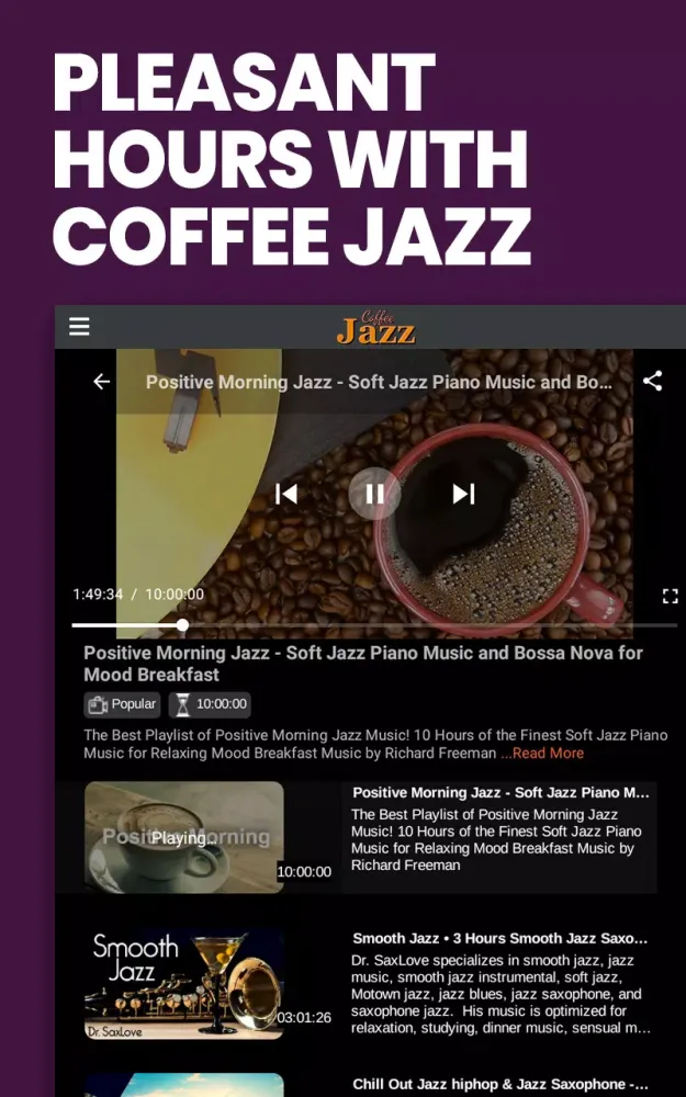Coffee Jazz スクリーンショット