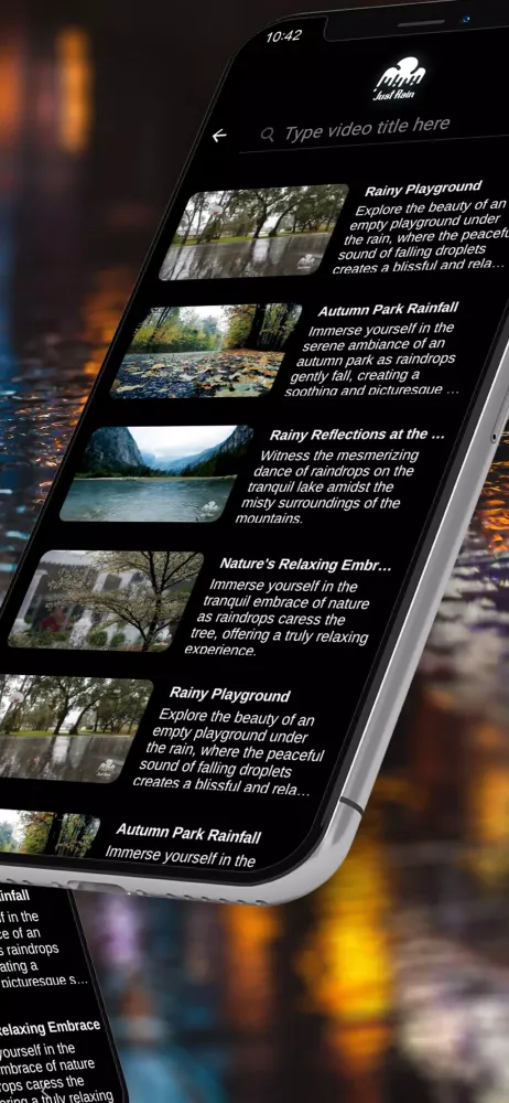 Just Rain TV Screenshots