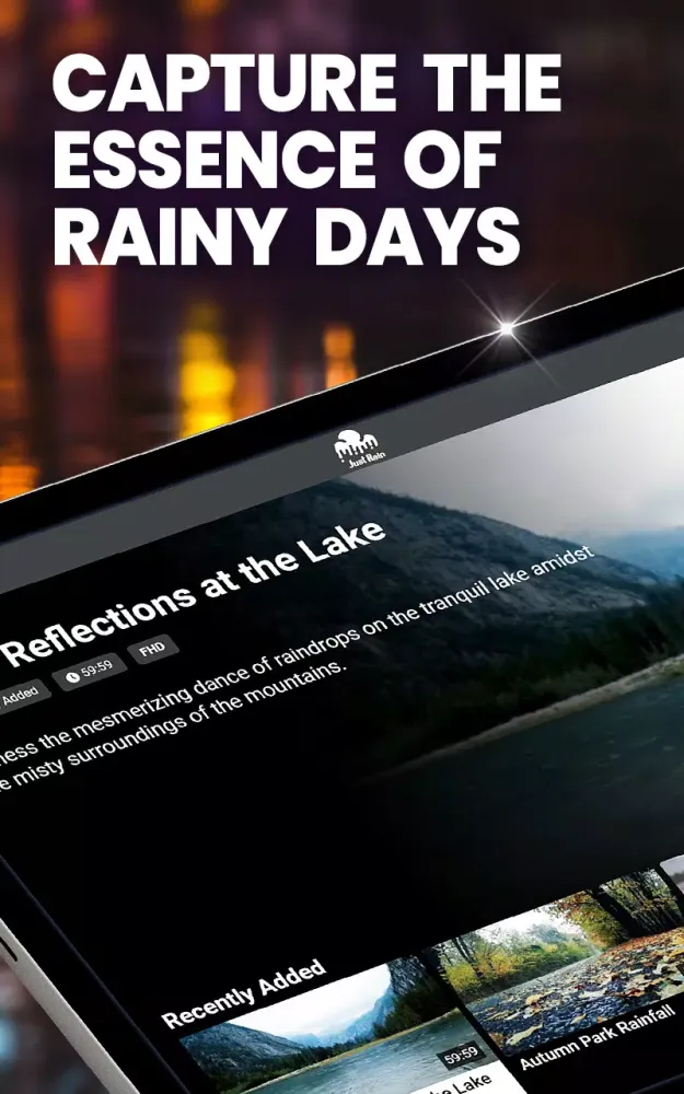 Just Rain TV Screenshots