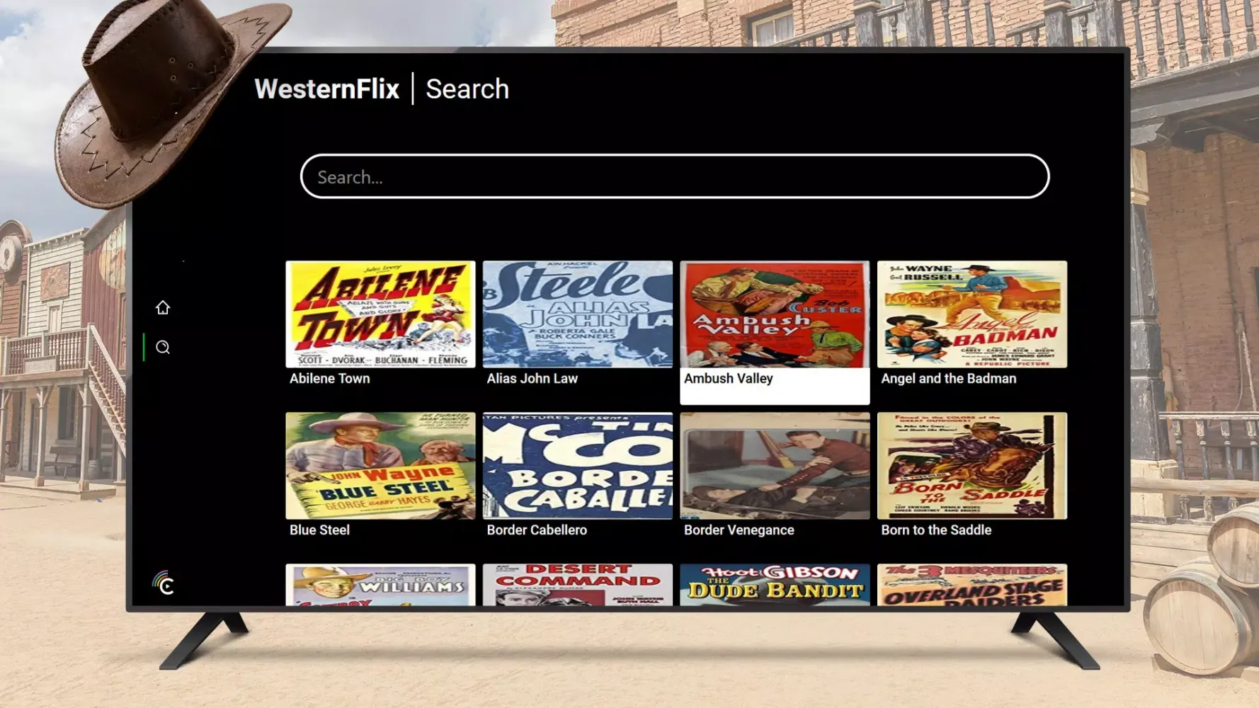 WesternFlix Ekran Görüntüleri